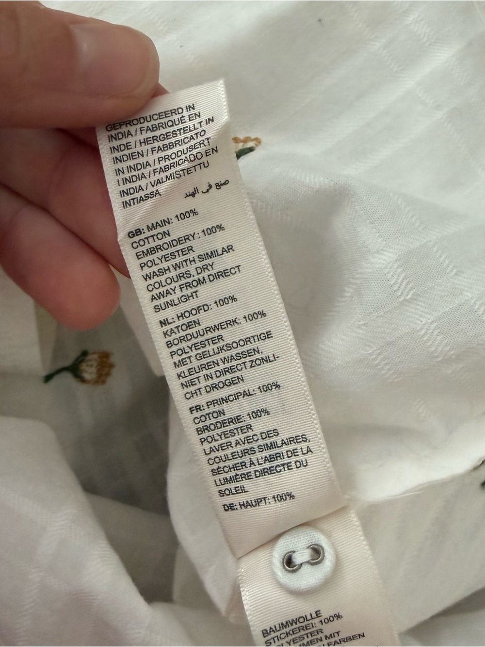 New Fat Face Aldwick Embroidered Blouse Long Sleeve Size 10 NWT. - Picture 7 of 7